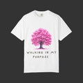 Walking In My Purpose T-Shirt — Pink Tree Inspirational Tee